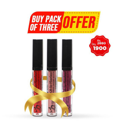 Pack of 3 in price of 2 Liquid Lipsticks
