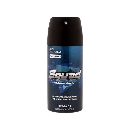Squad Deodorant Spray Below Zero For Men by Hemani 