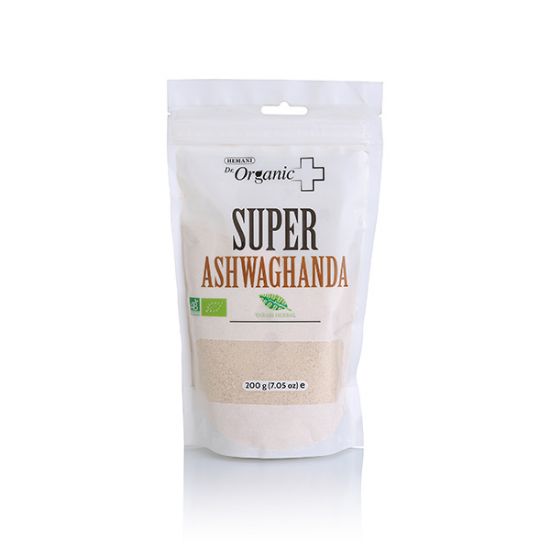 Dr Organic Super Ashwagandha 200gm | Hemani Herbals	