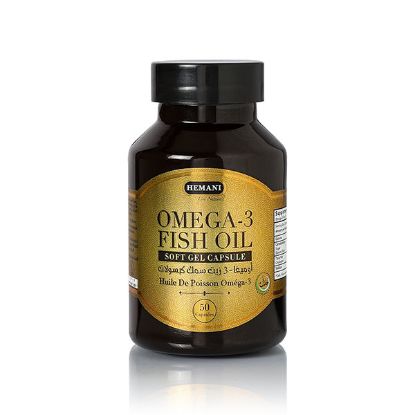 Omega-3 Fish Oil Soft Gel Capsule | Hemani Herbals	