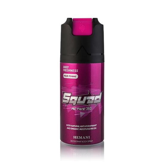 Hemani Squad Deodorant Spray Active 360 for Women