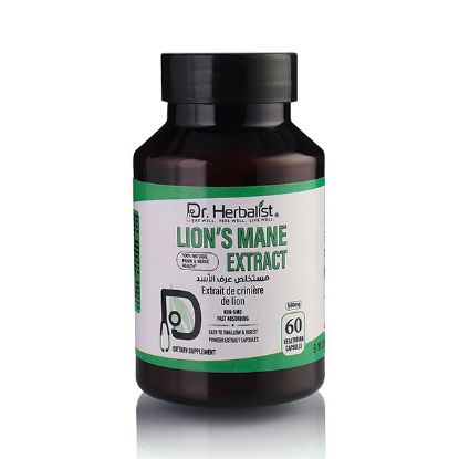 Dr Herbalist Lion's Mane Extract Powder Capsule 500mg	